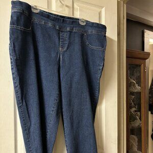 Terra & Sky Jeans, 2X, Denim straight leg